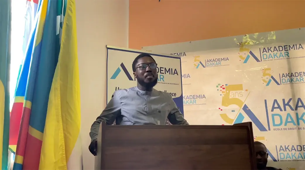 Intervention du docteur Amadou Wagne au lancement du club de sciences Po de l’école Akademia Dakar
